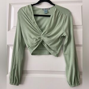 Good Luck Gem Cropped long sleeve top XS